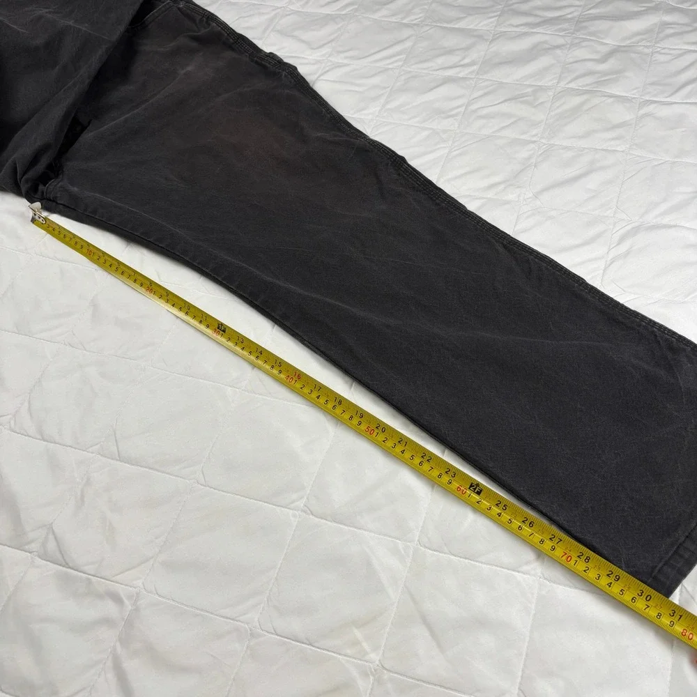Dickies Men's‎ Carpenter Work Pants 40x32 Black Cotton Stretch Hammer Loop